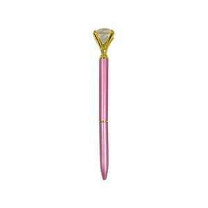 Dark Pink Diamond Topped Writing Pen